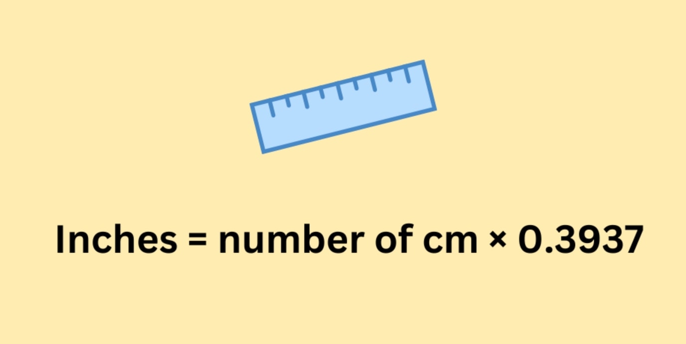 The centimeter to inches conversion is very basic and useful.
