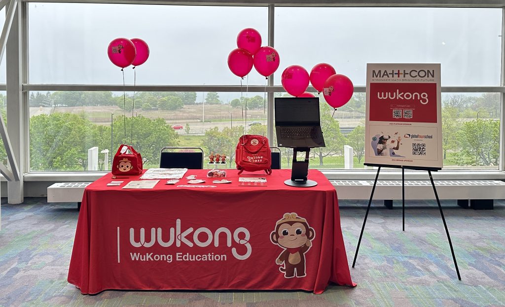 WuKong Education booth at MathCON