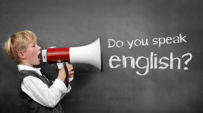 speak English