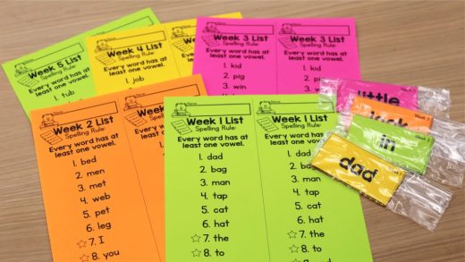 1st Grade Spelling Words – Free Weekly List, Worksheets [Learn Fast]