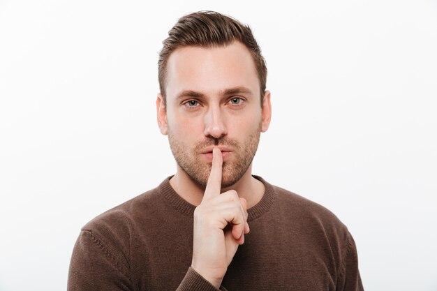 how to say shut up in sign language