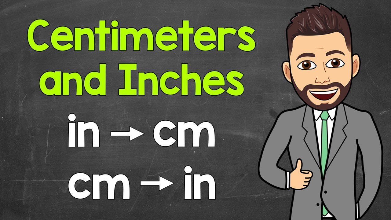 Converting centimeters and inches to each other is a basic math skill.