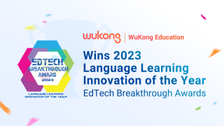 WuKong Education Awarded “Language Learning Innovation of teh Year” By EdTech Breakthrough