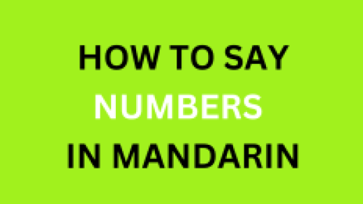 How to Say Numbers in Mandarin (Chinese Numbers 1-1000)